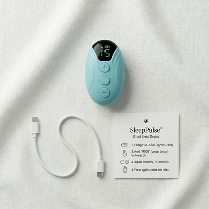 SleepPulse™ — Fall Asleep Faster & Wake Up Refreshed, Without Medication